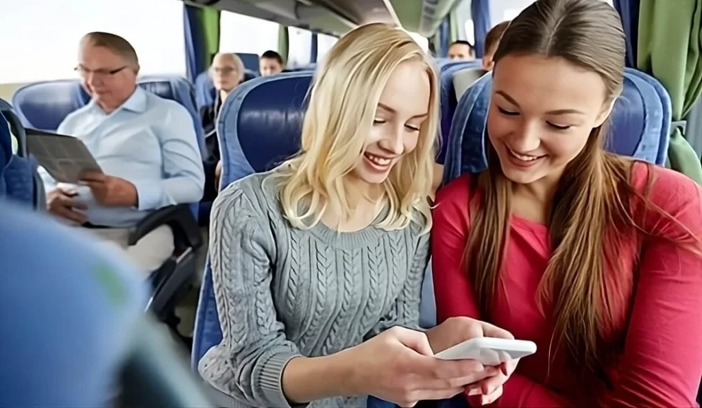 passenger on bus